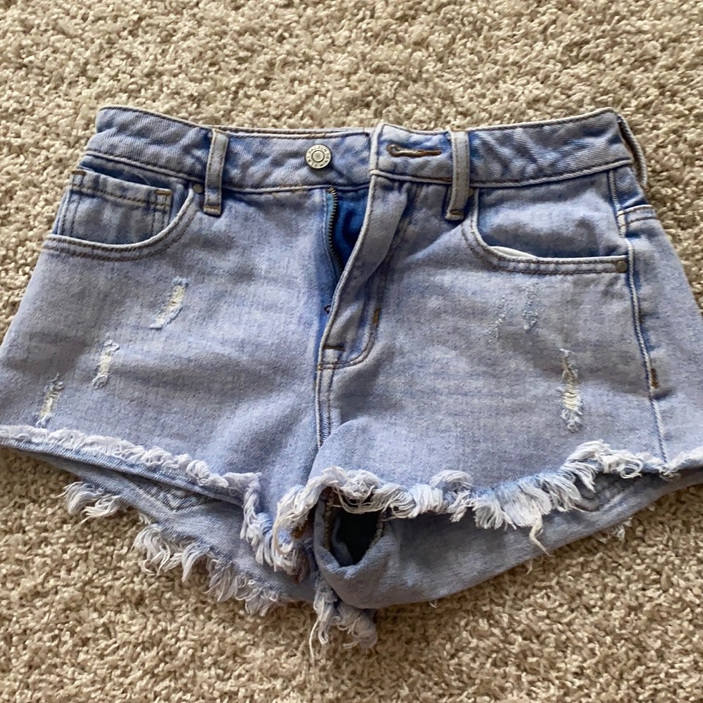 pacsun high rise jean short